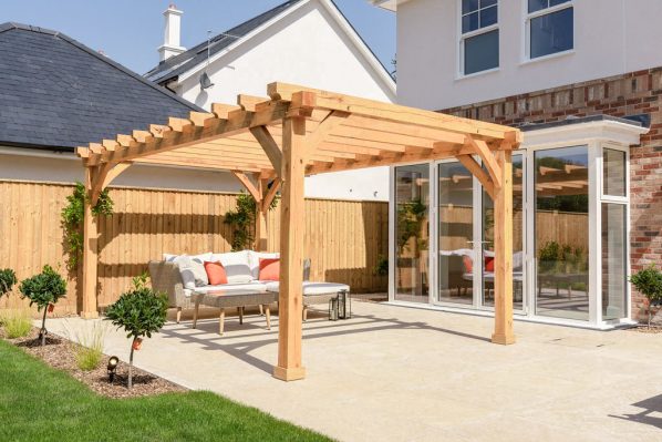 oak pergola