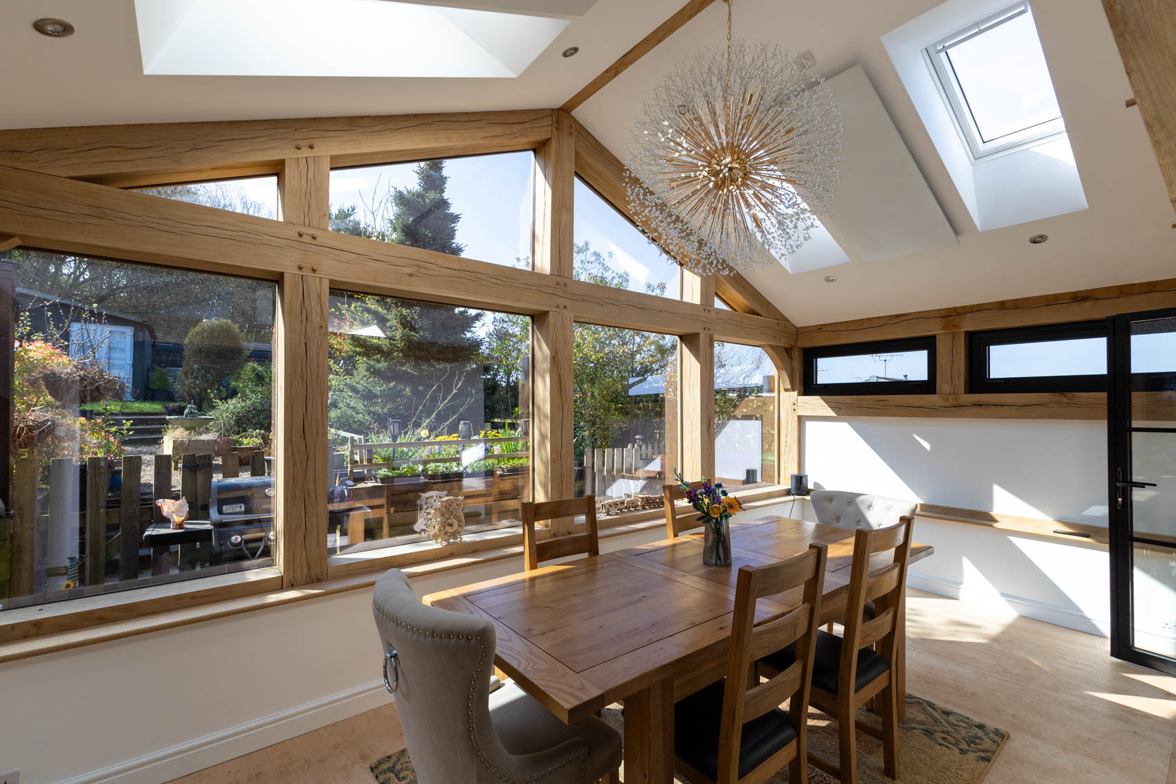 Glazed Oak Dining Room Extension