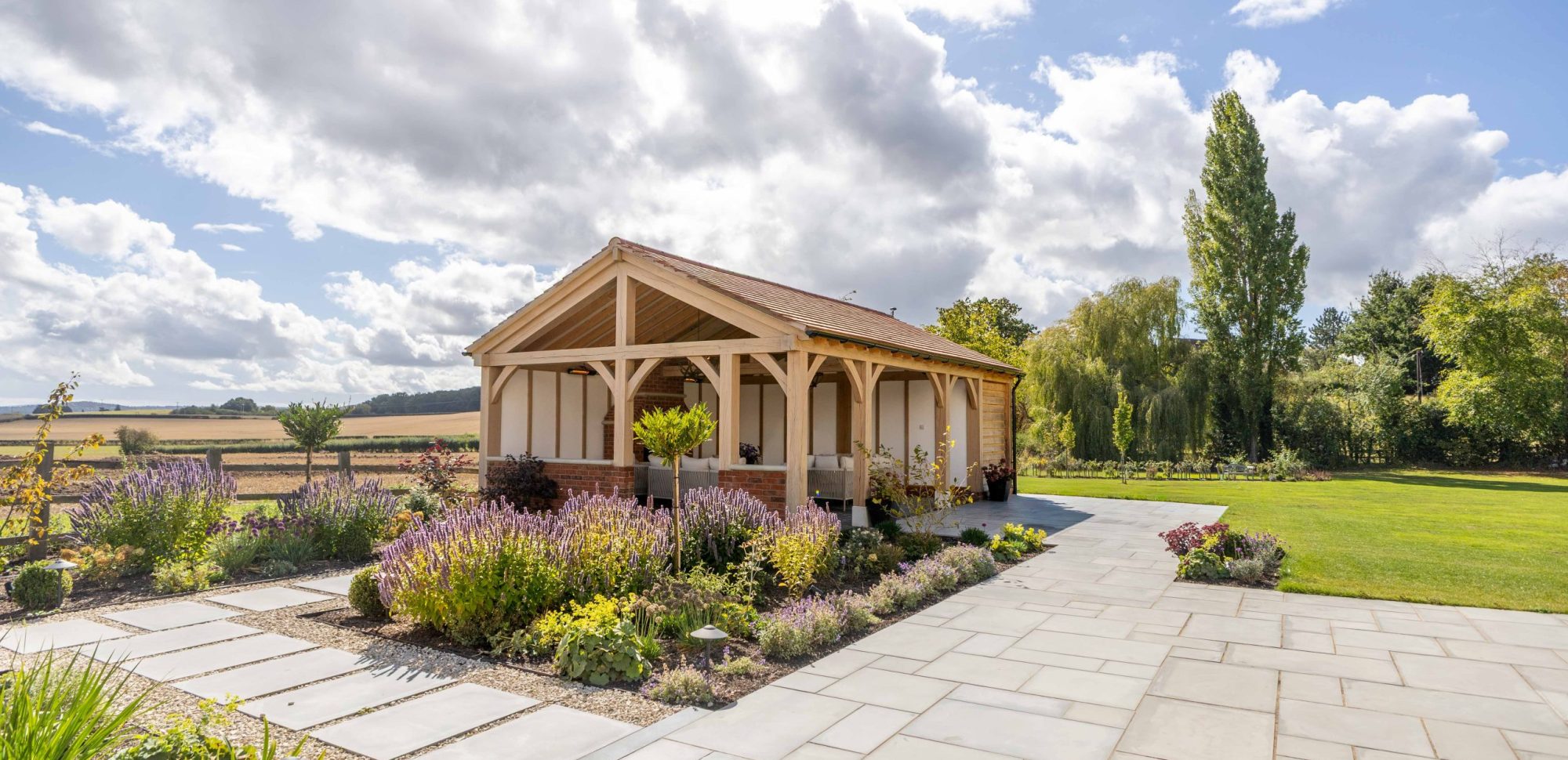 Oak Gazebo for All-Year Outdoor Living
