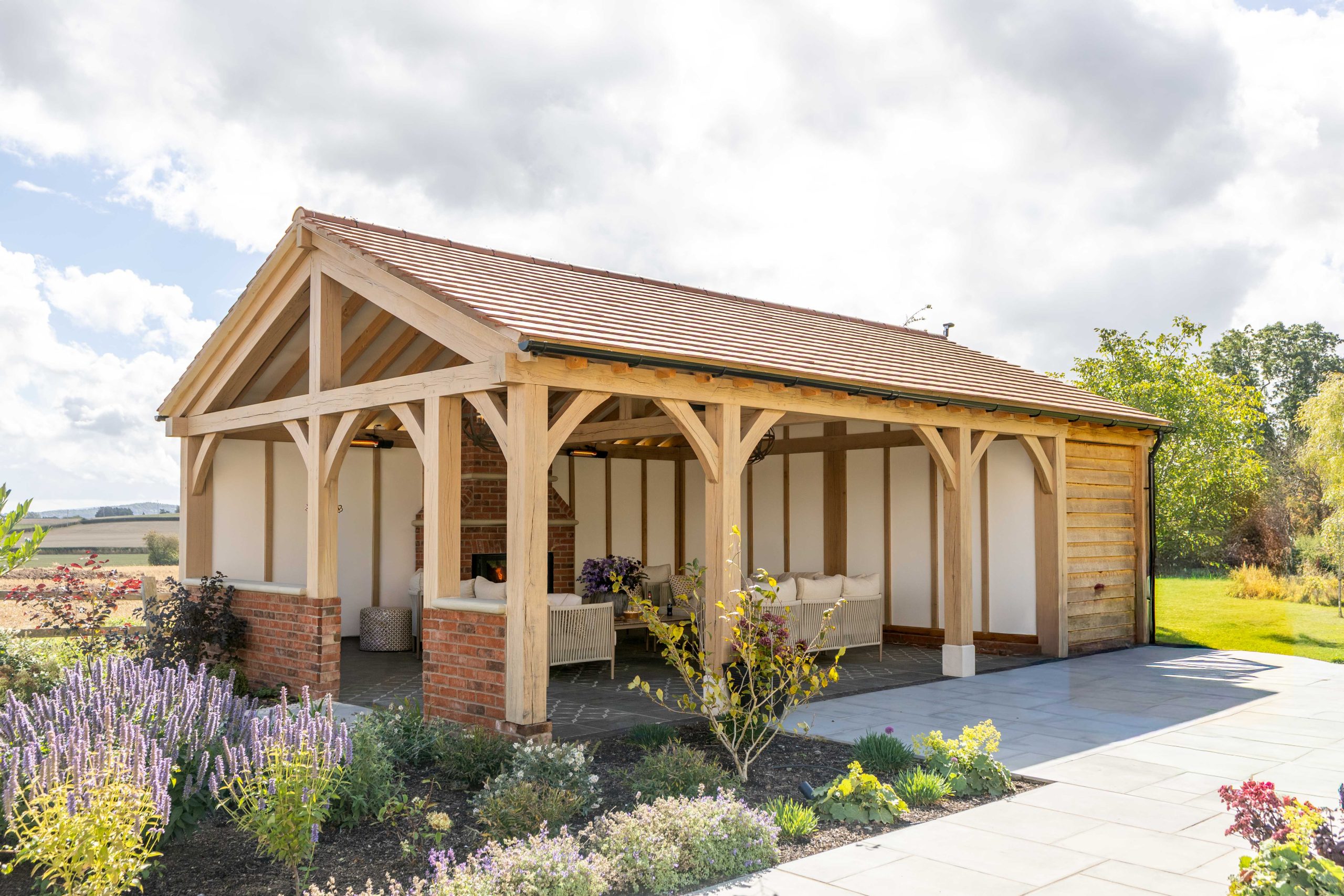 Oak Gazebo for All-Year Outdoor Living