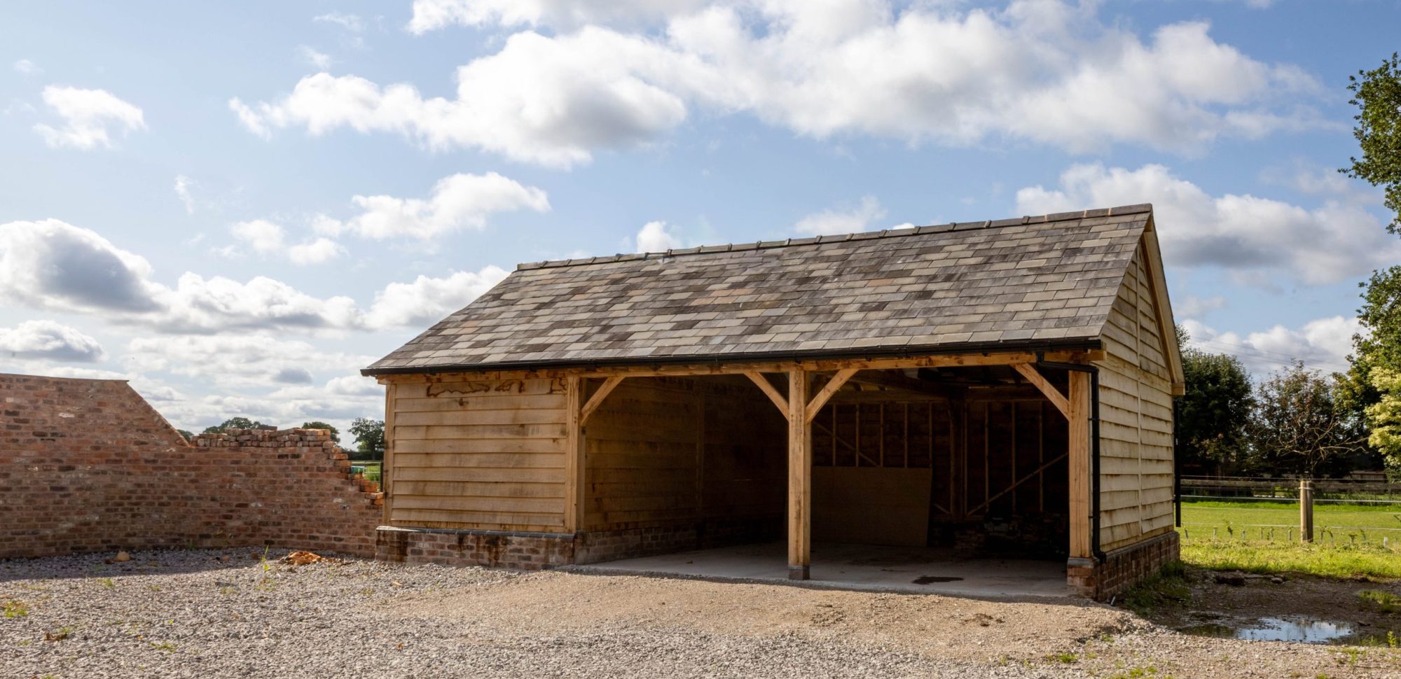 Oak Garages for New Property Development