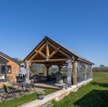 Garden Transformation with Oak Gazebo